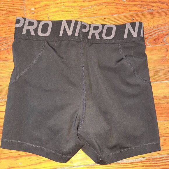 Nike Pro Black Spandex Shorts - Picture 2 of 3